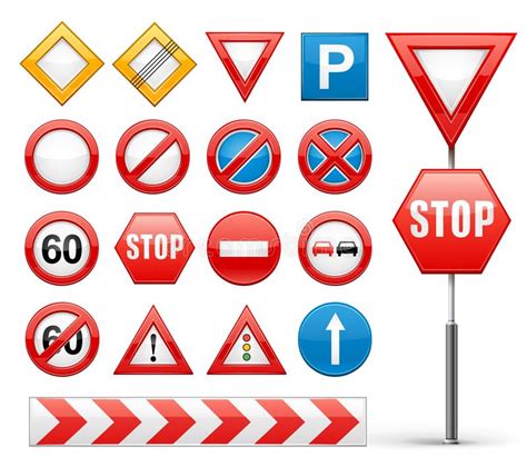 Road Sign Background Stock Vector Illustration Of Circle 30769421
