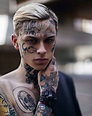 Cool face tattoo for young boy Model @laviedekirill | Cool face tattoos ...
