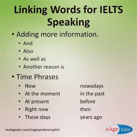 Ielts Speaking Tips Use These Linking Words To Make Your Stories