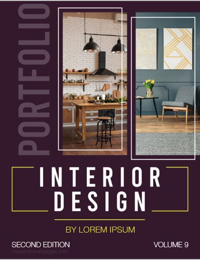 Interior Design Portfolio Examples Pdf Home Design Ideas