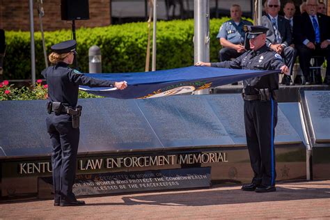 gov beshear honors five peace officers at kentucky law enforcement memorial ceremony — kentucky