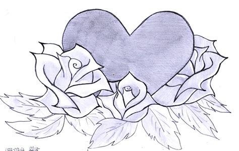 Dessin De Coeur Avec Une Rose Luxe Galerie Modèles Et Conseils Pour Apprendre Ment Dessiner