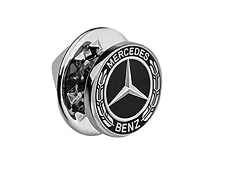 Mercedes Benz Laurel Leaf Pin Stainless Steel Silverblack The Tery