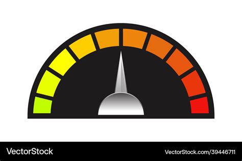 Speed Indicator Template Royalty Free Vector Image