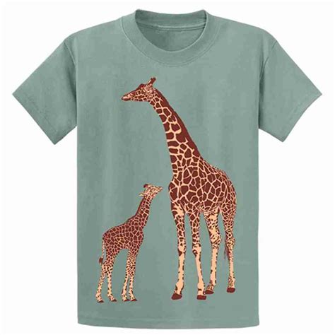 Two Giraffes T Shirt Youth The Printed Image