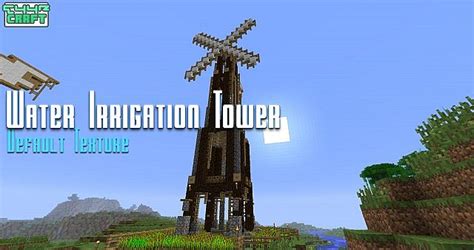 Jonas' tower, a minecraft creation. Medieval/Steampunk Water Irrigation Tower Minecraft Project