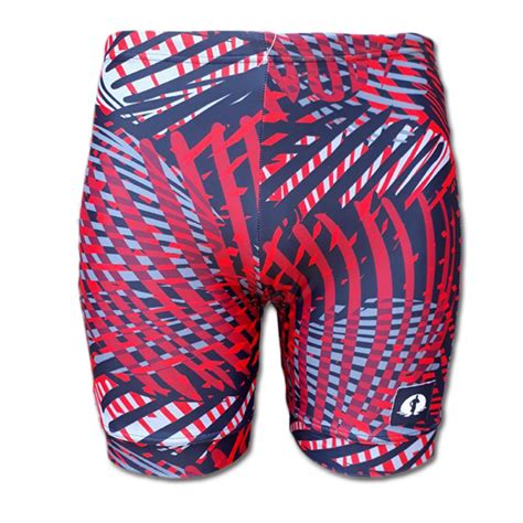 Funky Pants Classic Short Red Sound Waves Australian Paddle Sports