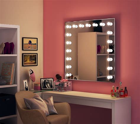 Wall Mounted Hollywood Mirror Makeup Vanity Mirrors With Lights