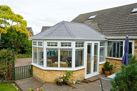 Grey Replacement Conservatory Tiled Roof Tiled Conservatory Roof