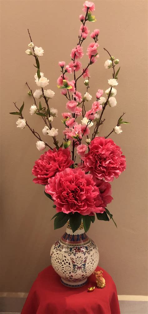 2019 Cny Flower Deco Chinese New Year Flower Chinese Flowers Flower