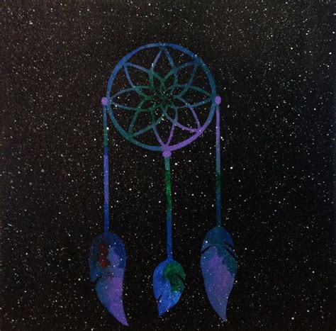 Dream Catcher 12 X 12 Original Acrylic Galaxy By Mickeemariee Dream