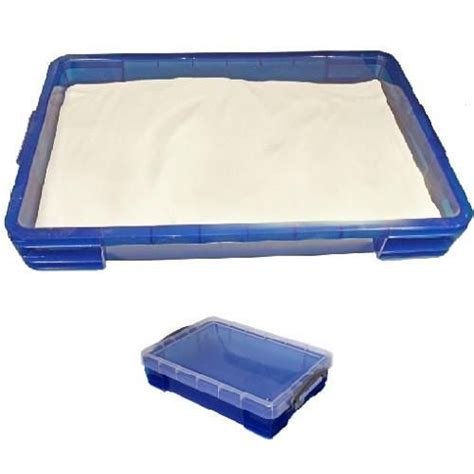 Extra Large 20 Liter Portable Sand Tray And 10 Lbs White Sand Sand Tray