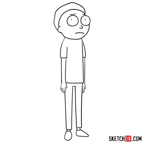 How To Draw Morty Rick And Morty Vlrengbr