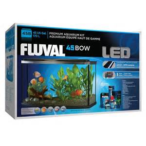 15232 Fluval Premium Aquarium Kit with LED 45 Bow 170 L (45 US 