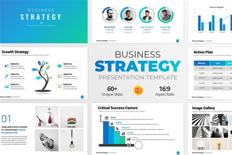 Business Strategy Powerpoint Template 2 Design Cuts