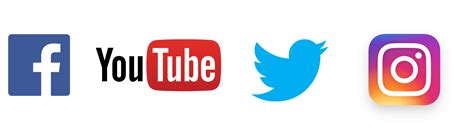 Result Images Of Facebook Twitter Instagram Youtube Logo Png White