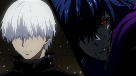 Tokyo Ghoul √a Anime Review Episode 1 White Haired