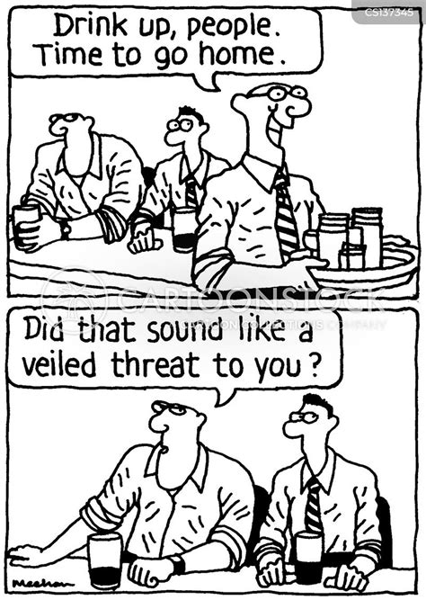 Veiled Threat Cartoons And Comics Funny Pictures From Cartoonstock