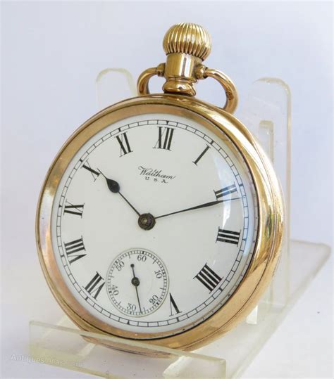 Antiques Atlas 1921 Waltham Gold Plated Pocket Watch Pocket Watch