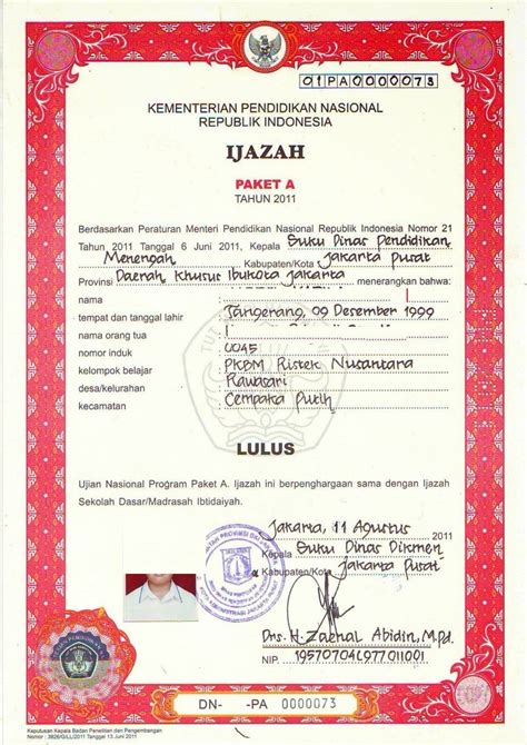 Tata Cara Penulisan Blangko Ijazah Tahun Imagesee Riset