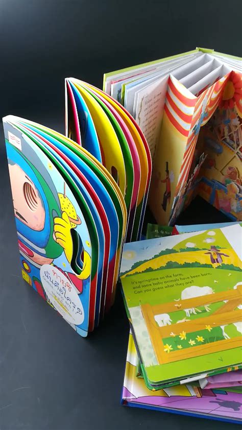 Oem Story Baby Cardboard Books Hard Cover Children Board Book Printing