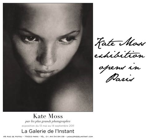 Kate Moss Exhibition Opens In Paris Emily Jane Johnston