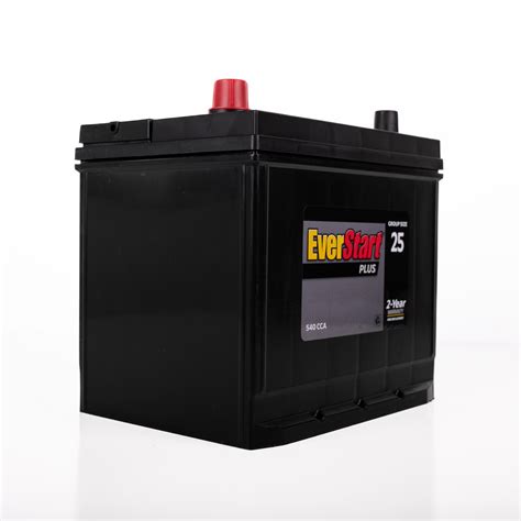 Everstart Plus Lead Acid Automotive Battery Group Size 25 12 Volt