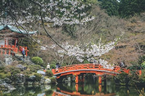 A Beautiful Japanese Garden At Daigo Ji Temple April Editorial