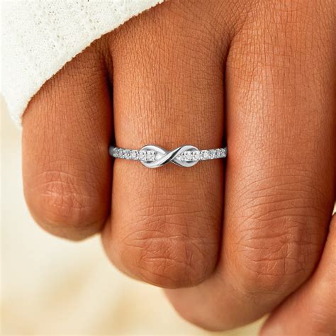 Infinity Ring For Mother And Daughter “forever Linked Together”