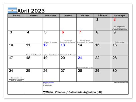 Calendario Para Imprimir Argentina Ld Michel Zbinden Ar Pdmrea