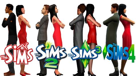 ♦ Sims 1 Vs Sims 2 Vs Sims 3 Vs Sims 4 Cheating And Break Ups Youtube