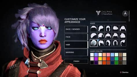 Destiny Character Creation Awoken Female Warlock Youtube
