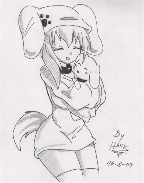 Puppy Anime Girl By Hank88 On Deviantart
