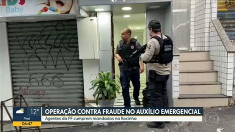 Polícia Federal Faz Operação Contra Fraudes No Auxilio Emergencial Na Rocinha Bom Dia Rio G1