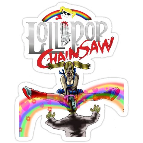 Lollipop Chainsaw Stickers By Filthyweedog Redbubble
