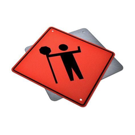 Traffic Control Person Ahead Pipeline Signs 310 Sign Inc