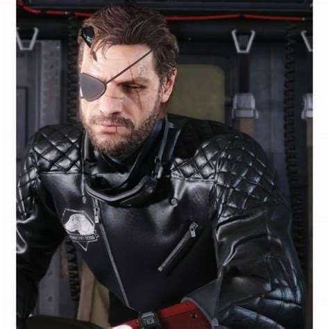 Big Boss Mgsv Leather Jacket Venom Snake Jacket Jacket Markers