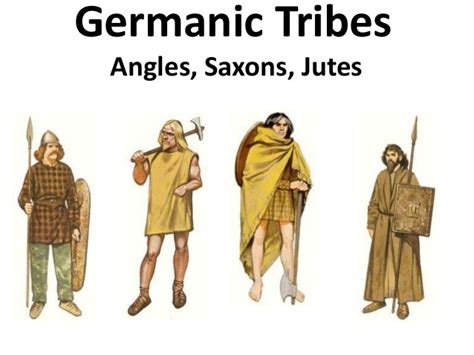 Powerful Germanic Tribes Angles Saxons And Jutes
