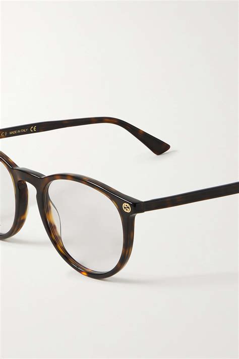 Gucci Eyewear Round Frame Tortoiseshell Acetate Optical Glasses Net A Porter