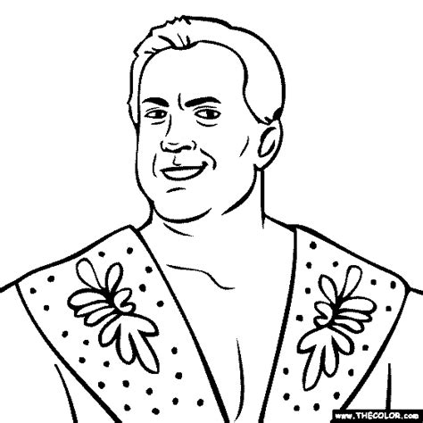 Macho Man Coloring Pages Printable Coloring Pages