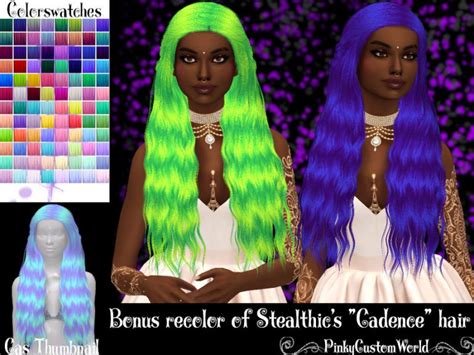 Bonus Recolor Of Stealthics Cadence Hair The Sims 4 Catalog