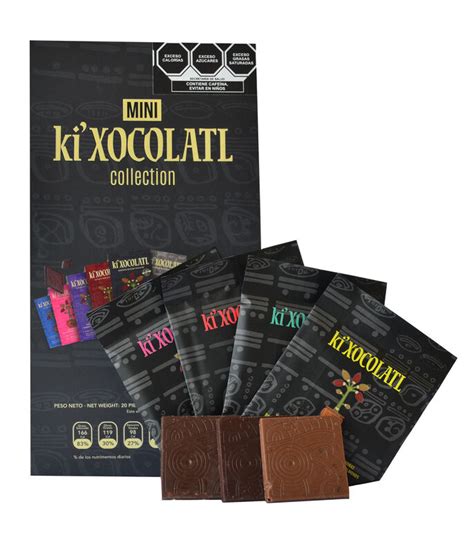 Ki Xocolatl Mini Colección 18 Tabletas De Chocolate 72 G El Palacio