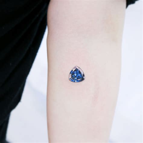 Gemstone Tattoos Are All Over Instagram Jewelry Tattoo Designs Gem