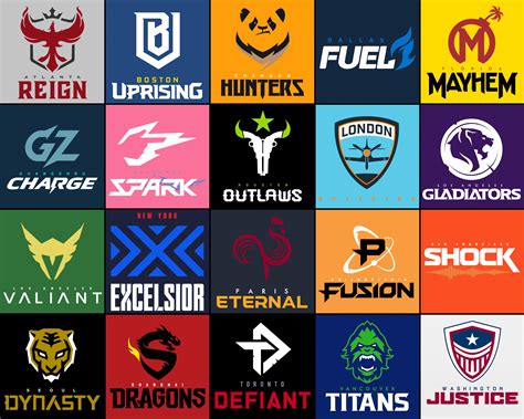 Complete Overwatch League Team Branding For Season 2 Roverwatchleague