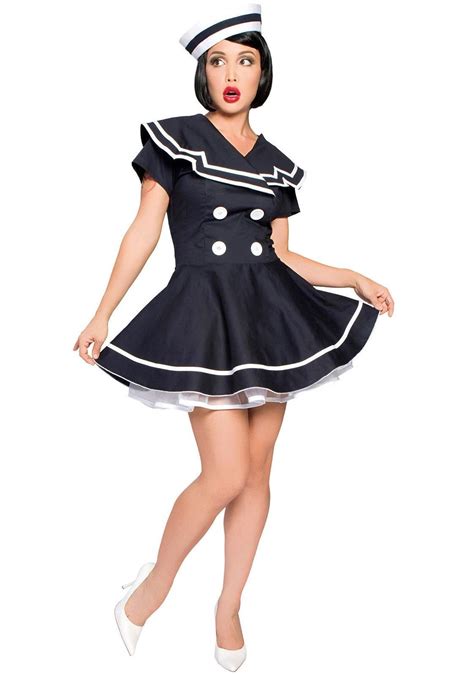 Pin Up Captain Adult Costume From Halloween Costume