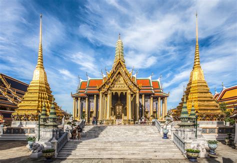 Wat Phra Kaew Templo Do Buda De Esmeralda Bangkok Tailândia Viagem