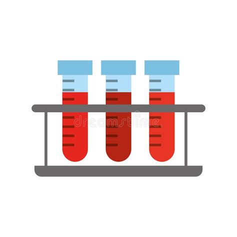 Blood Tube Test Icon Stock Vector Illustration Of Medical 87305747