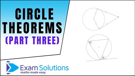 Circle Theorems Part Three Gcse Maths Level 6 8 Examsolutions