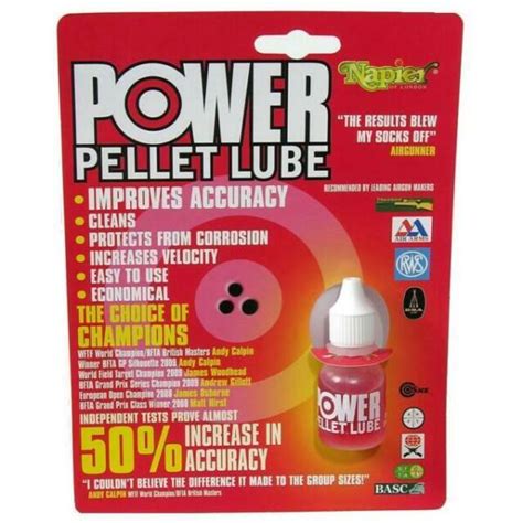 Napier Power Pellet Lube For Sale Online Ebay