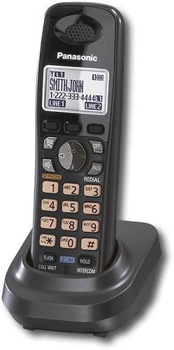 Best Buy Panasonic Corded 2 Line Phone With Dect 60 Cordless Handset